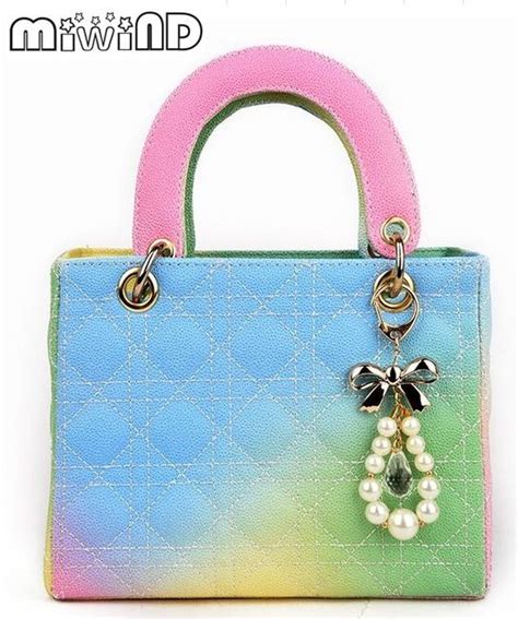 dior rainbow color bag|christian dior handbags.